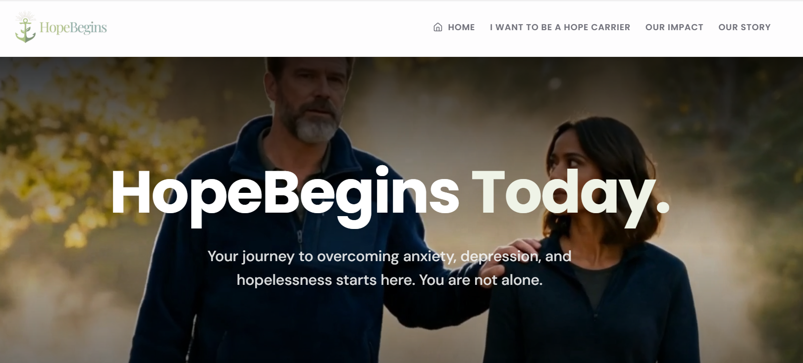 HopeBegins: Faith driven mental health support for Free